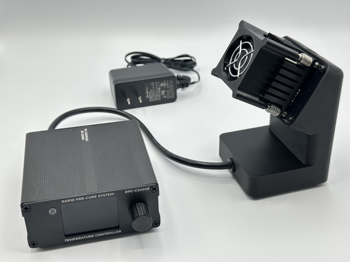 RPC System Kit Gen 2 complete kit overview: integrated RPC System with captive cable and AC/DC power adapter