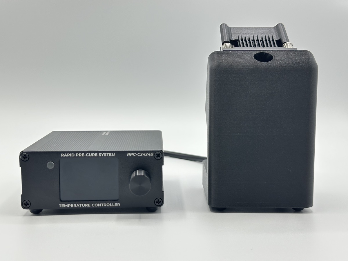 CX2475-01 RPC System temperature controller and syringe heater/cooler front view
